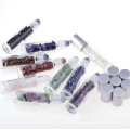 10 ml Luxus Jade Stone Gesunde Brötchen auf Kugel Bunte gefrostete Glasrollenflasche für ätherisches Öl